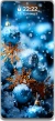 4k Christmas Decoration Globe Phone Wallpaper Collection in Blue Tones
