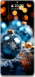4k Christmas Decoration Globe Phone Wallpaper Collection in Blue Tones
