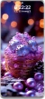 4k Christmas Decoration Globe Phone Wallpaper Collection in Purple Tones