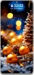 4k Christmas Decoration Globe Phone Wallpaper Collection in Golden Tones
