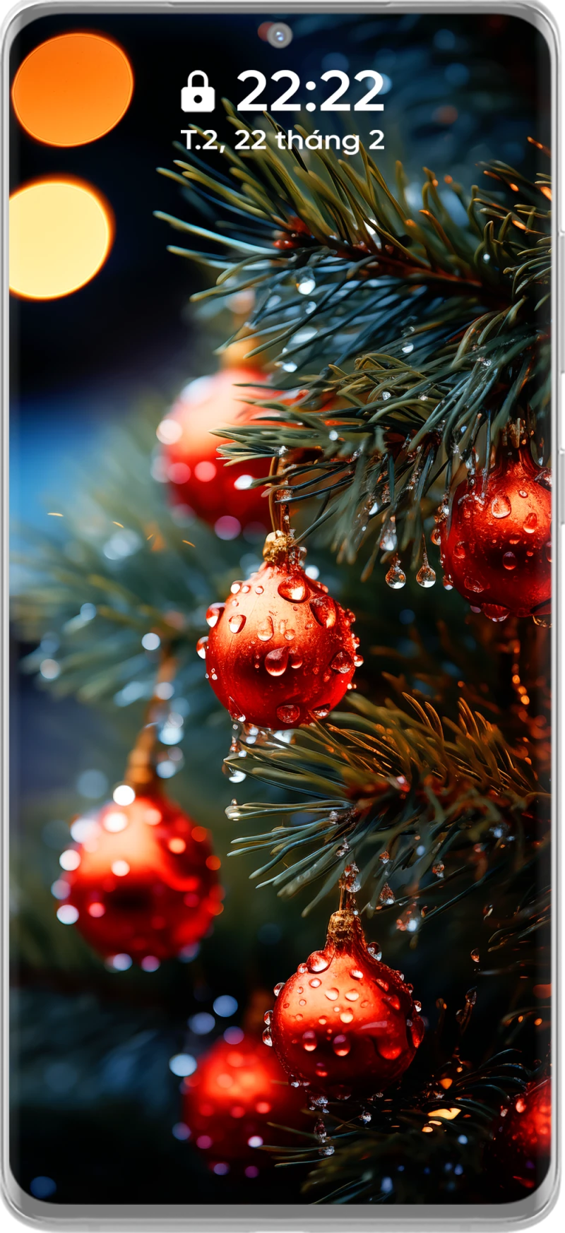 Bộ Hình Nền Điện Thoại Trái Châu Trang Trí Giáng Sinh 4k Lung Linh và Tuyệt Đẹp