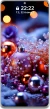 4k Christmas Decoration Globe Phone Wallpaper Collection in Purple Tones