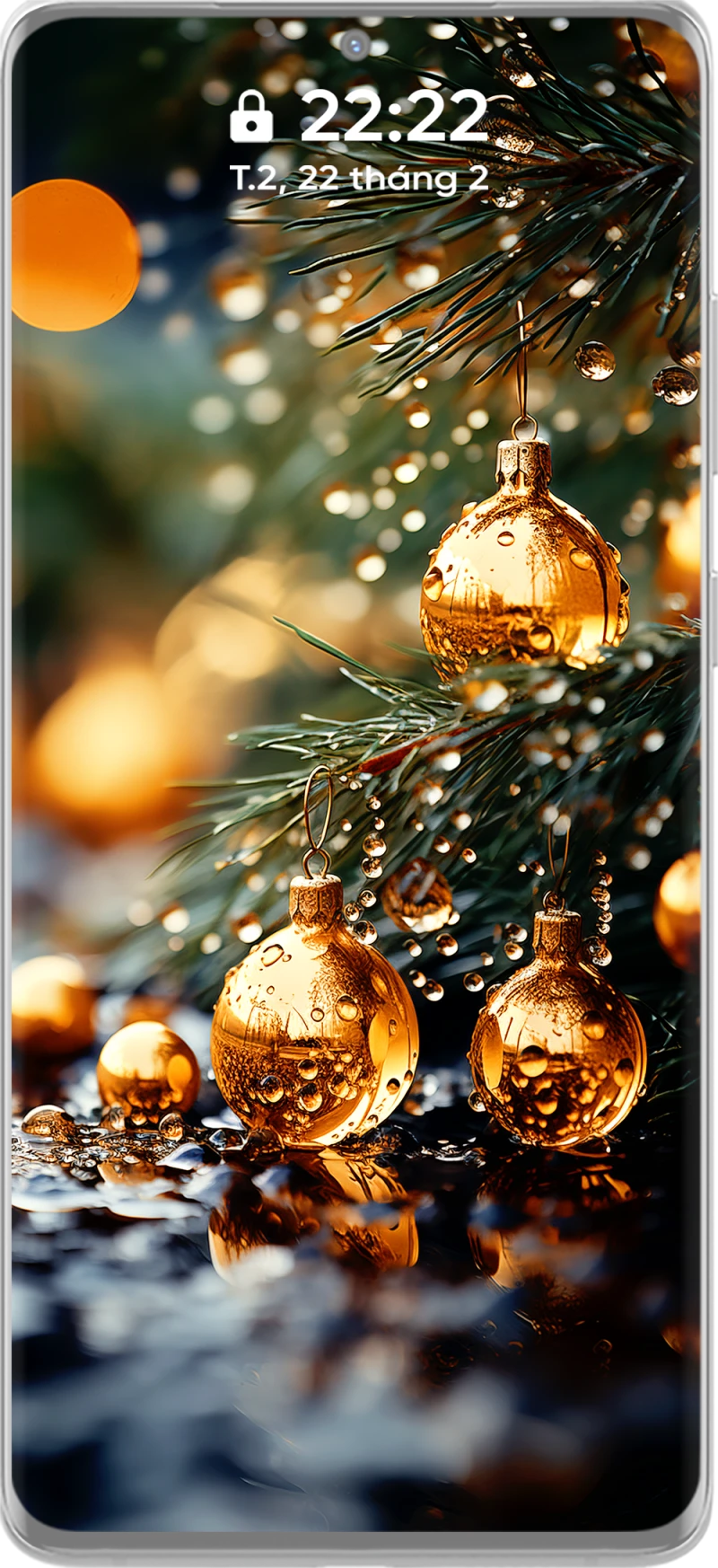 Bộ Hình Nền Điện Thoại Trái Châu Trang Trí Giáng Sinh 4k Lung Linh và Tuyệt Đẹp