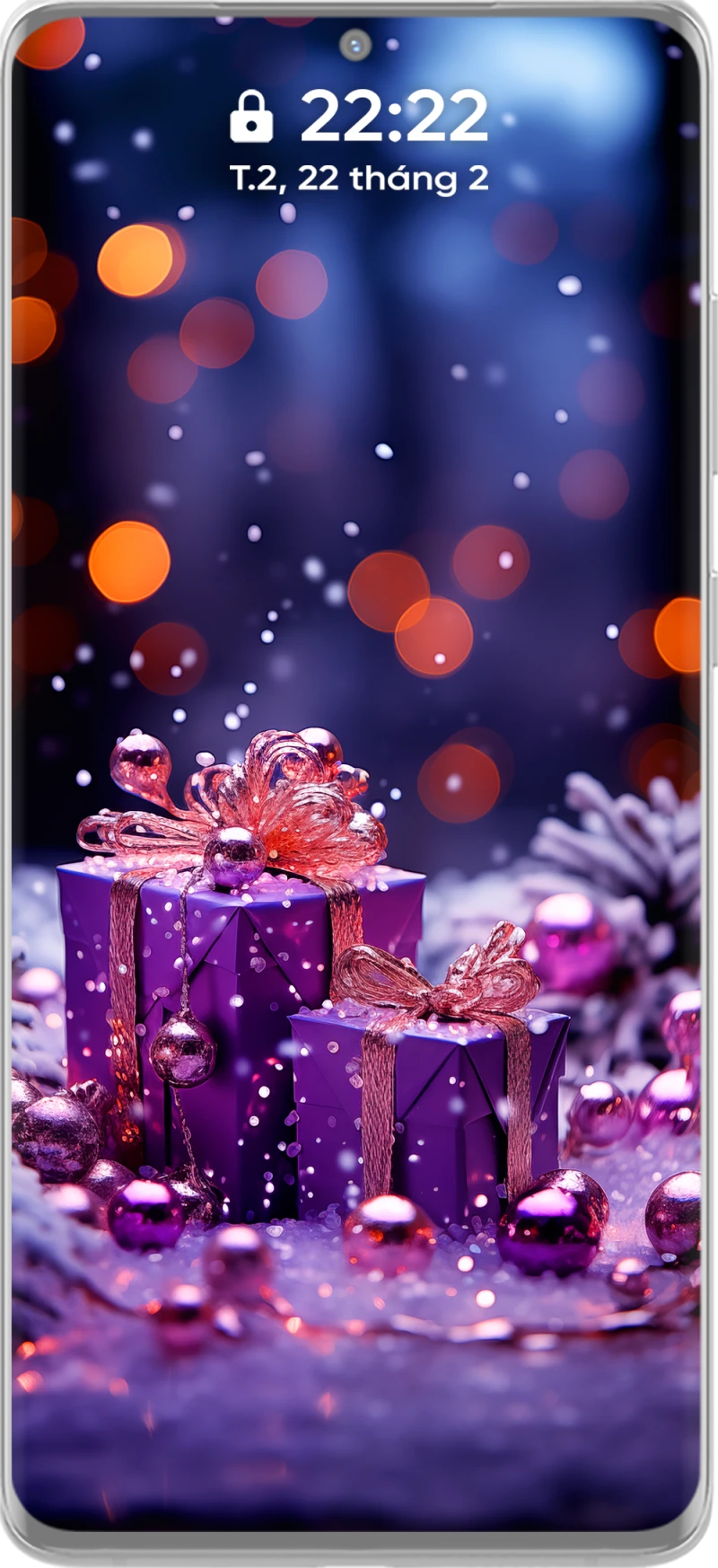 სანთლის ტონალური 4k შობის საჩუქრების ყუთის ტელეფონის ფონების კოლექცია მისტიკური და ლამაზი